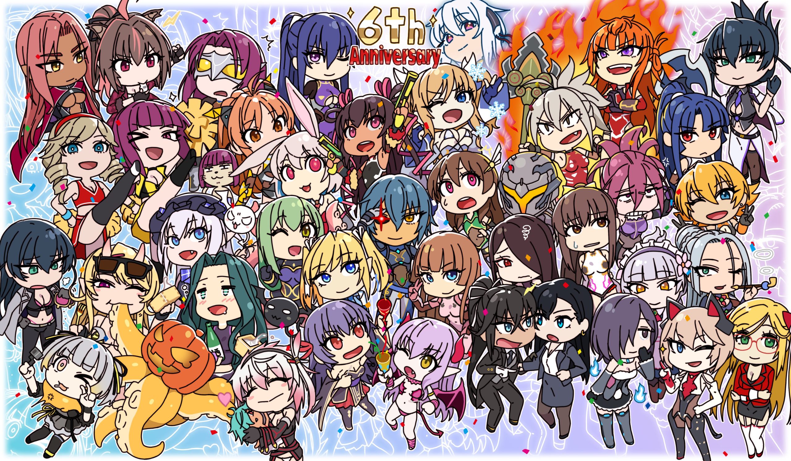 対魔忍RPG6周年記念イラスト